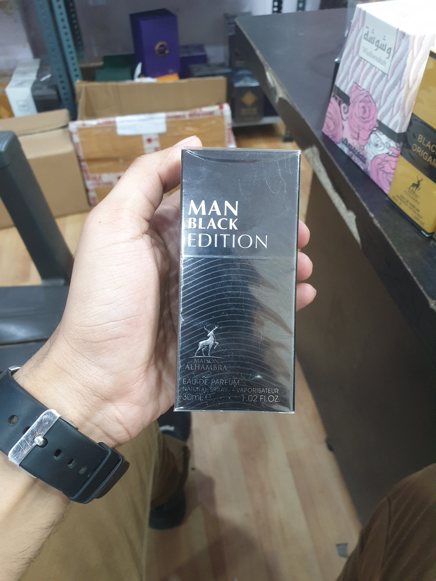 MAN BLACK EDITION BY MAISON ALHAMBRA 30ML EDP