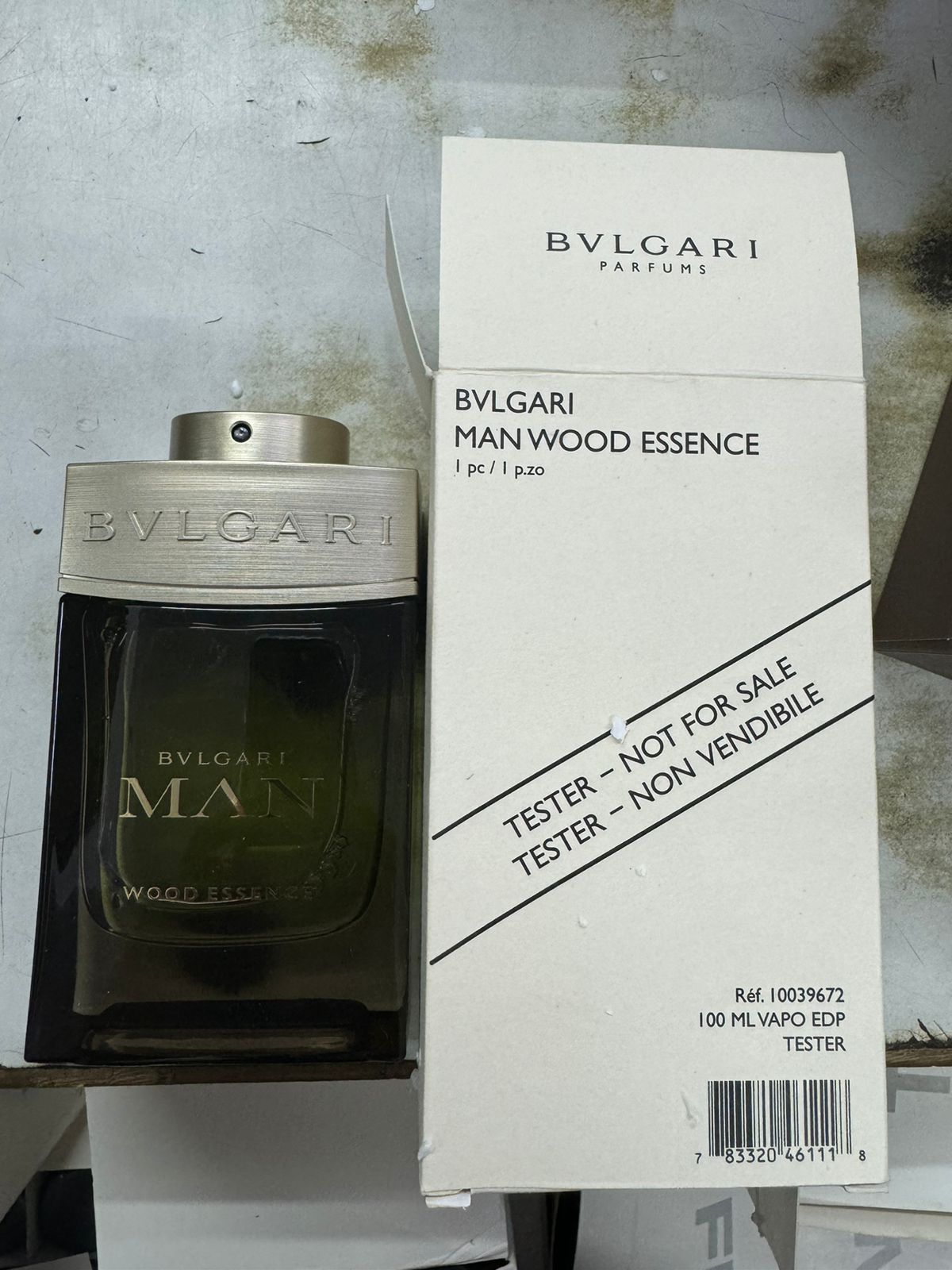 Bvlgari man wood essence tester best sale