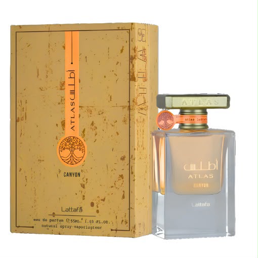 Lattafa Atlas Canyon EDP 55ml original bottle and box