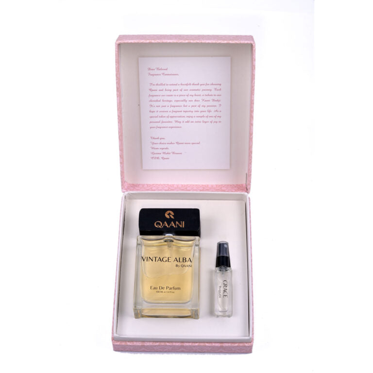 Qaani - Vintage Alba | Classic | Rose Made Muskyperfume | For Both Men And Women Perfumes