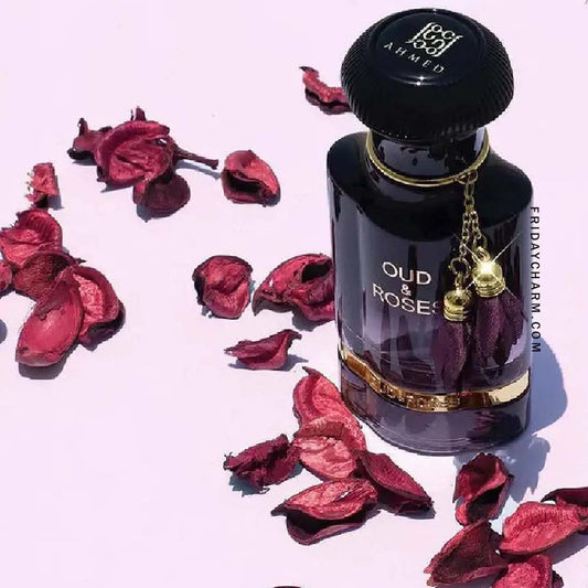 Ahmed Al Maghribi Oud & Roses Eau De Parfum For Unisex 60ml