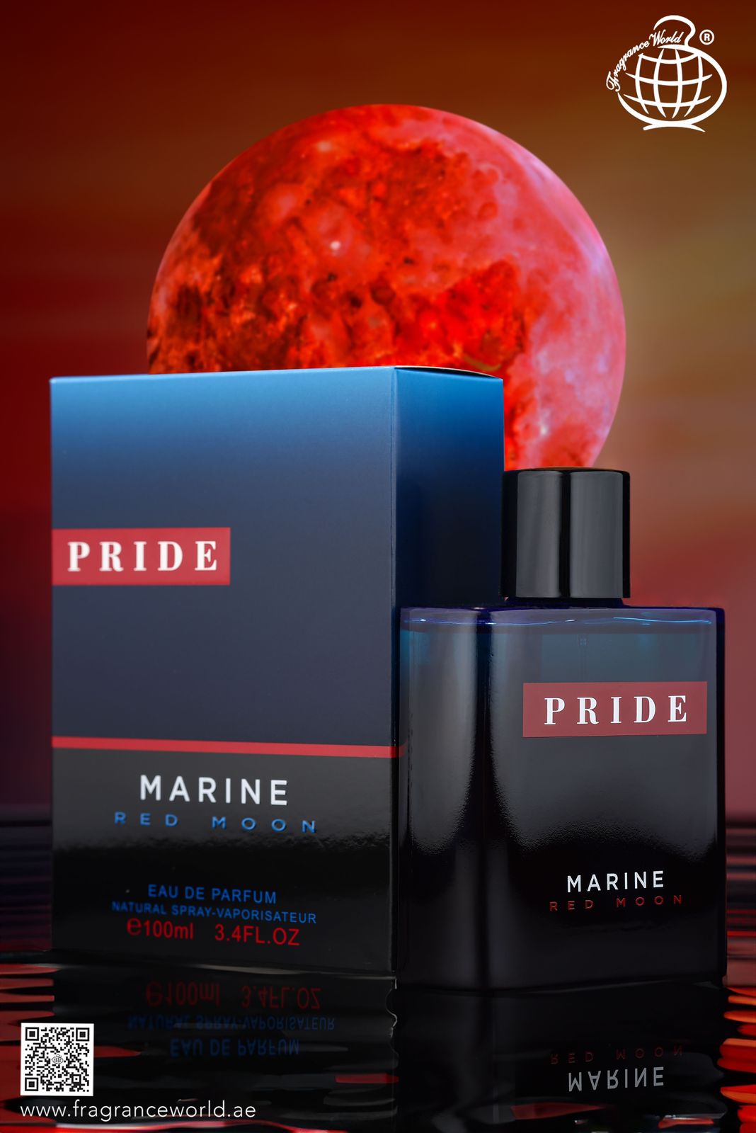 Fragrance World Pride Marine Red Moon 100ML EDP - Main Image
