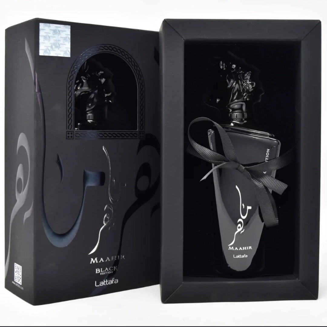 Lattafa Maahir Black Edition 100ml EDP for Men and Women – MOM PERFUMES