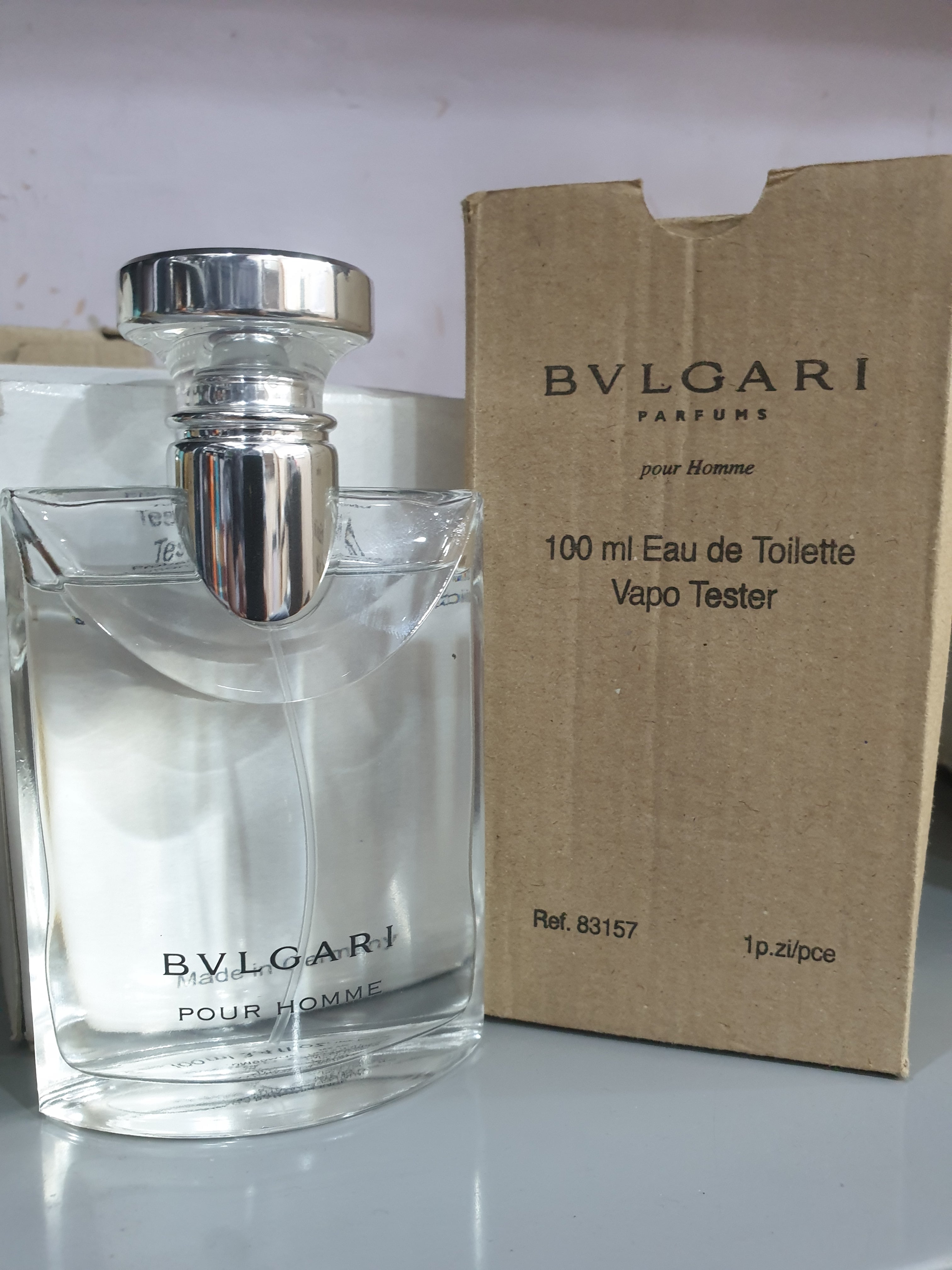 Bvlgari pour homme tester hotsell