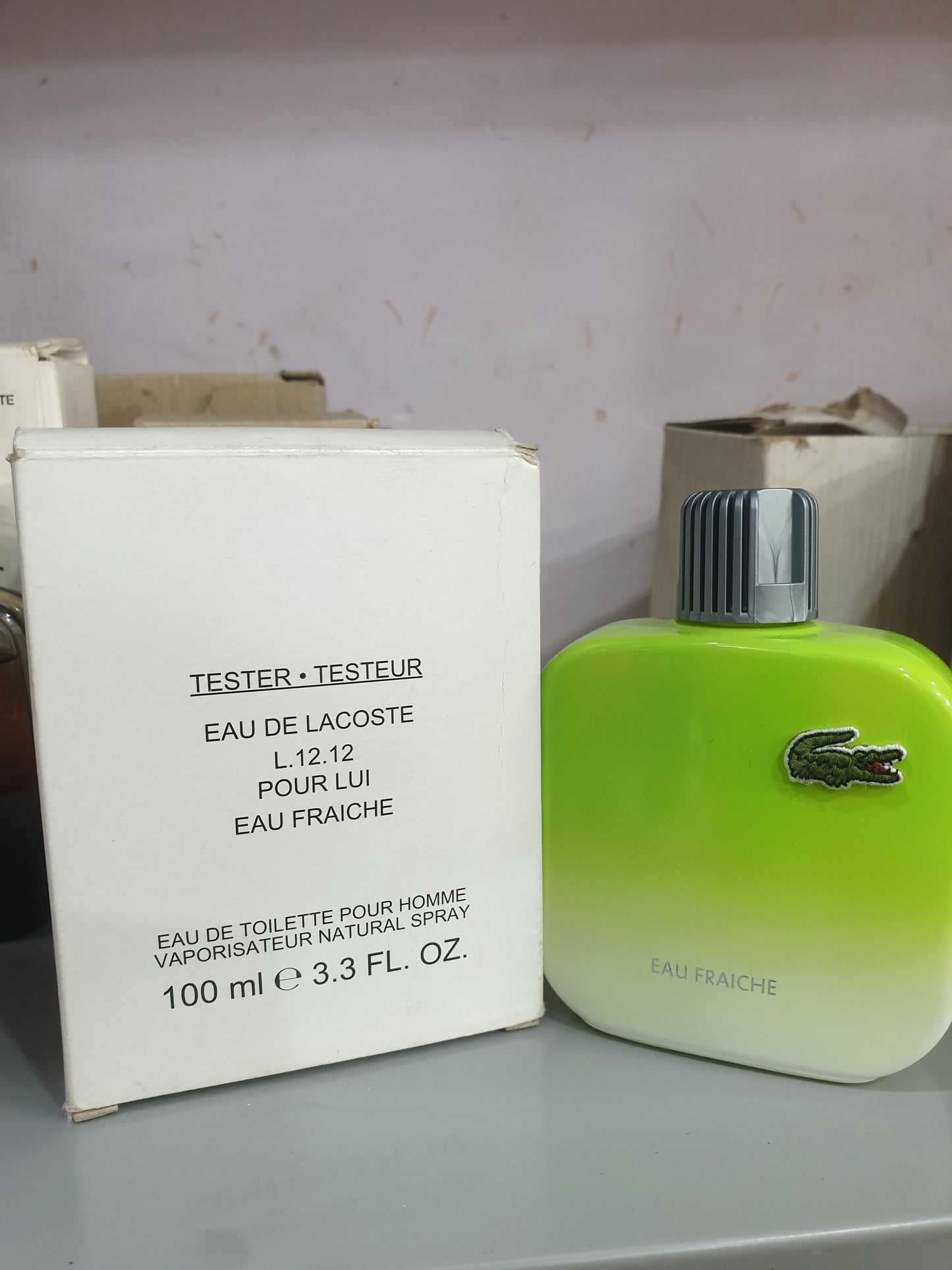 (TESTER) - LACOSTE L.12.12 POUR LUI EAU FRAICHE 100ML EDT