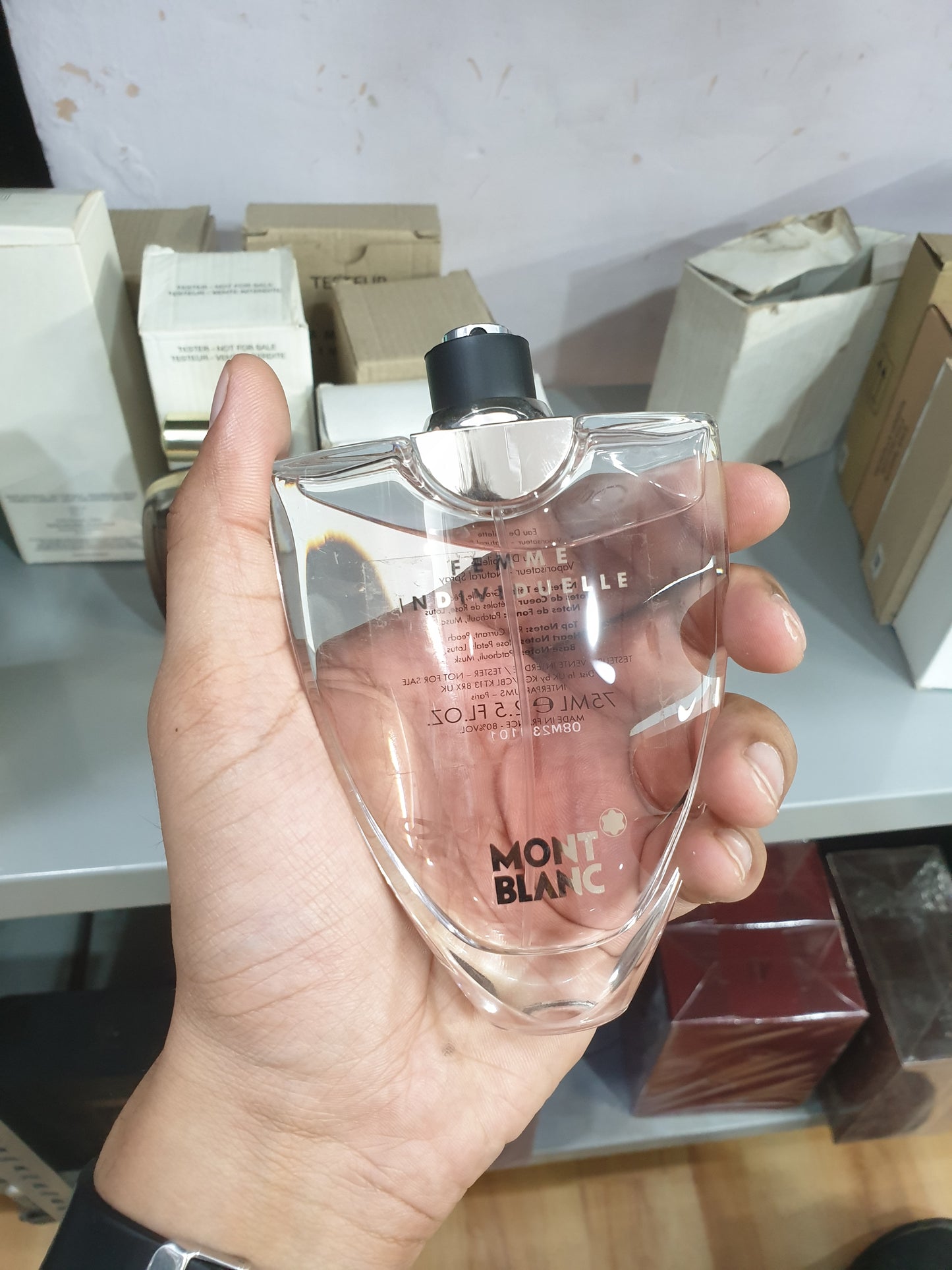 (TESTER)- MONTBLANC INDIVIDUELLE FEMME 75ML EDT