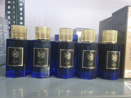 Tester- Ibrahim al Qureshi - Blue Oud 100ML EDP