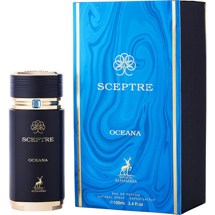 Maison Alhambra Sceptre Oceana Eau de Parfum bottle and box