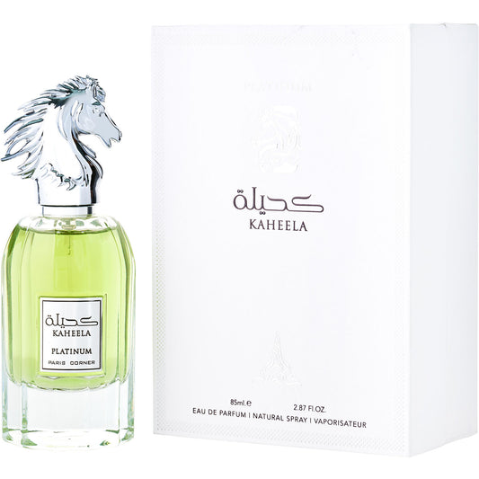 Paris Corner Kaheela Platinum perfume bottle and box