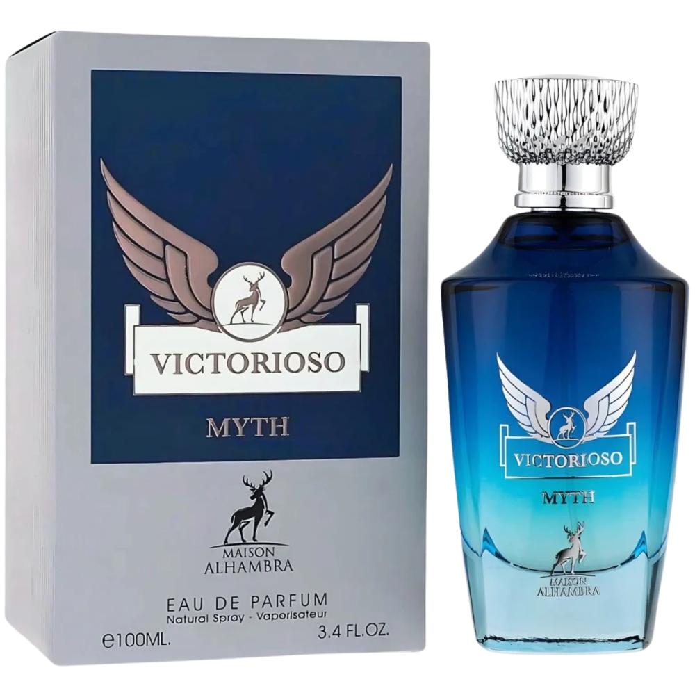 Maison Alhambra Victorioso Myth Eau de Parfum bottle and box