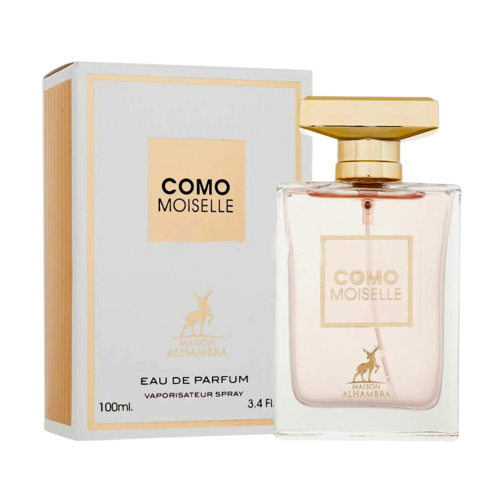 Maison Alhambra Como Moiselle Eau de Parfum bottle and box