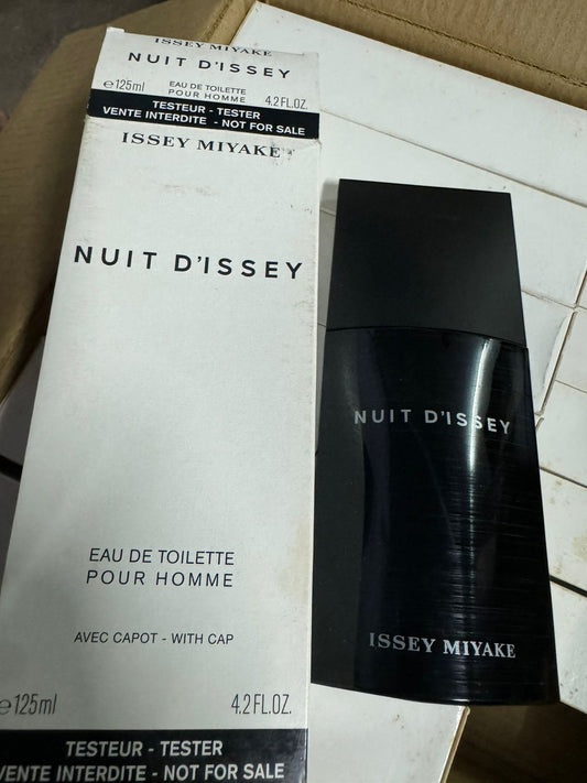 (TESTER) ISSEY MIYAKI NUIT D'ISSEY 125ML EDT POUR HOMME