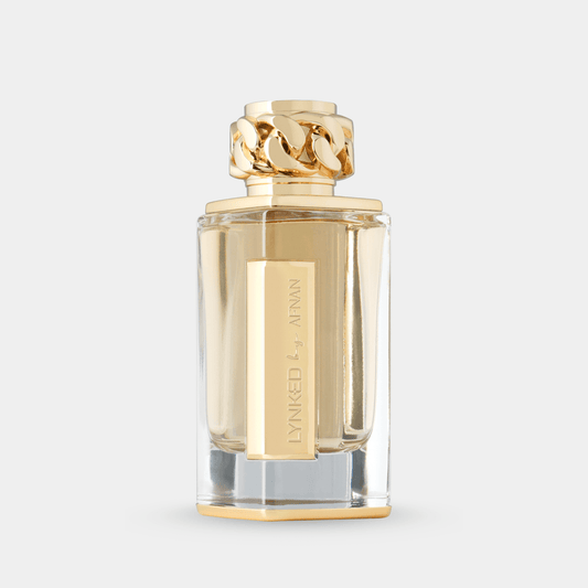 Afnan Lynked by Afnan Freedom Gold 100ml Eau De Parfum bottle