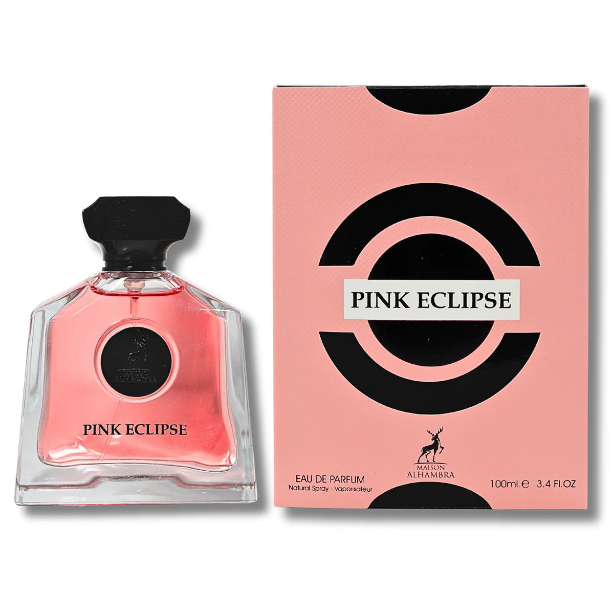 Maison Alhambra Pink Eclipse EDP bottle and box