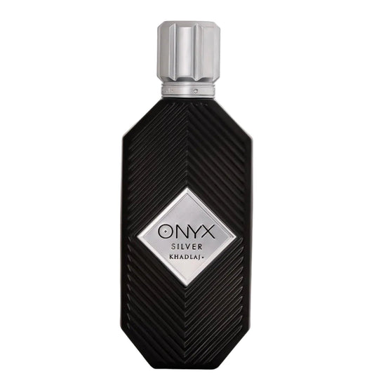 Khadlaj Onyx Silver EDP - 100ml retail bottle