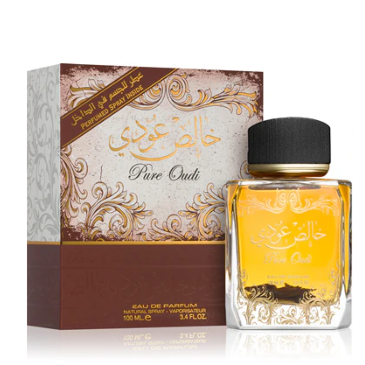 Lattafa Pure Oudi 100ml Eau De Parfum + Deodorant