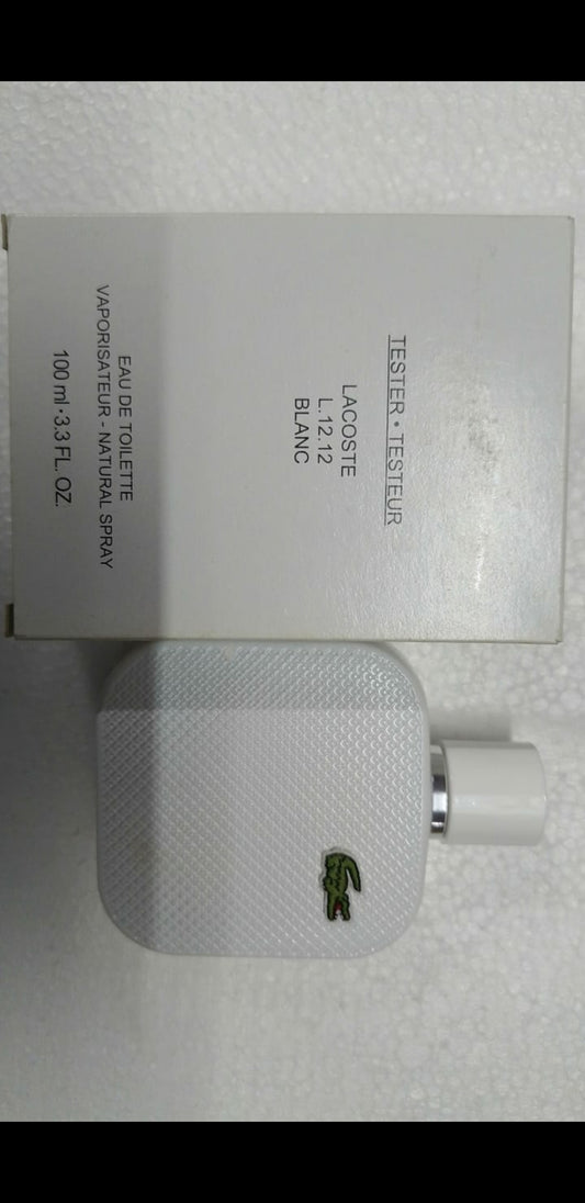 (TESTER) LACOSTE - L.12.12 BLANC 100ML EDT