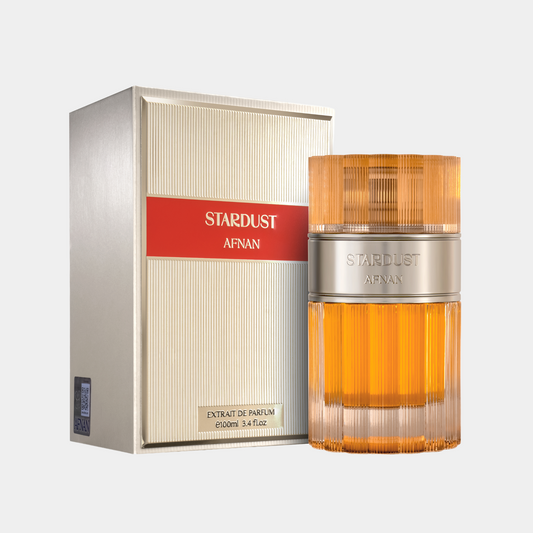 Afnan Stardust 100ml bottle and retail packaging