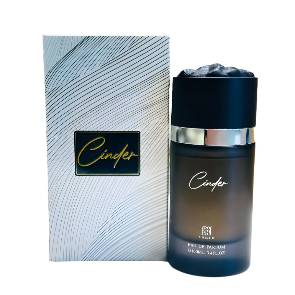Ahmed Al Maghribi Cinder 100ml perfume bottle and box