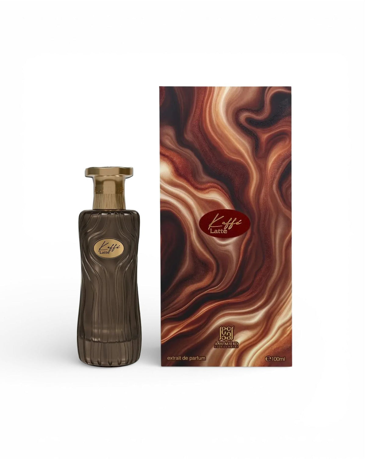 Ahmed Al Maghribi Kaffe Latte 100ml perfume bottle and box
