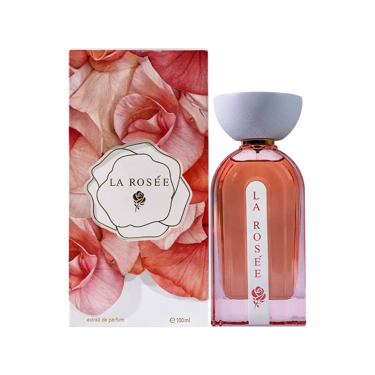 Ahmed Al Maghribi La Rosee 100ml perfume bottle and box