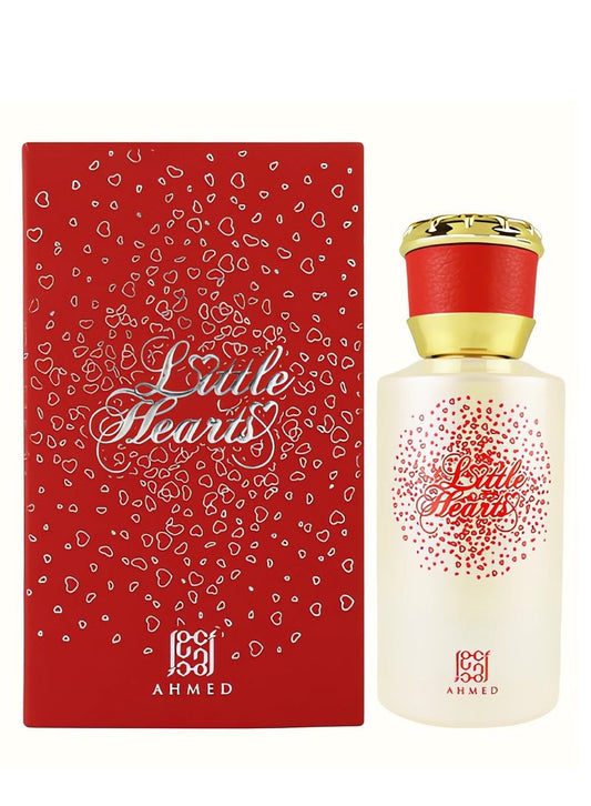 Ahmed Al Maghribi Little Hearts 50ml perfume bottle and box