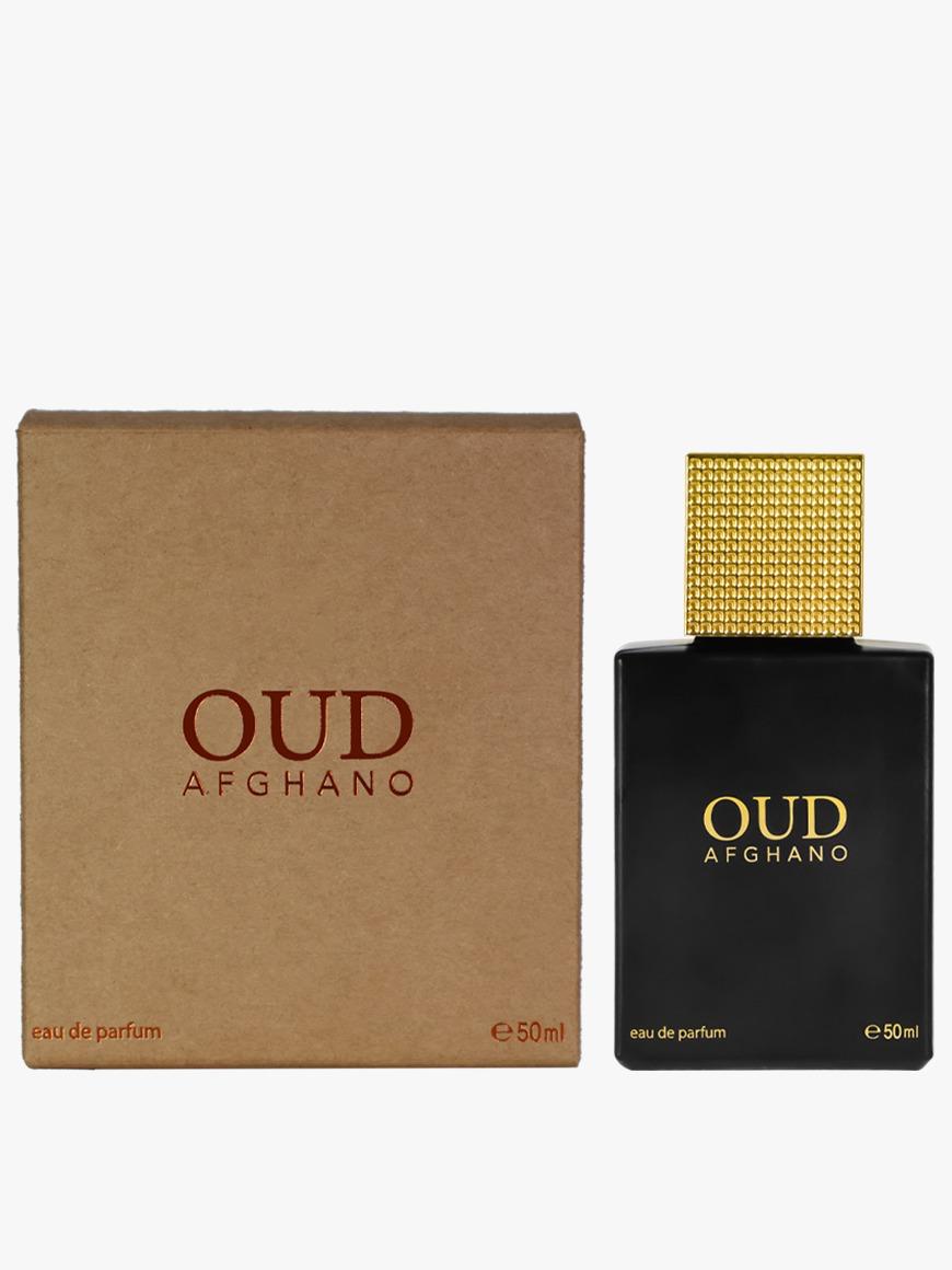 Ahmed Al Maghribi Oud Afghano 50ml perfume bottle and box