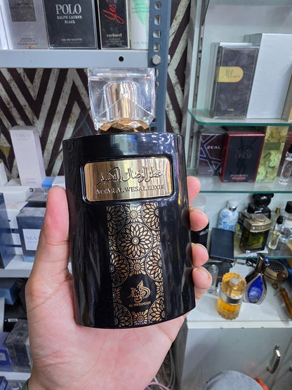 Actual Al Wataniah Attar Al Wesal Elixir tester bottle available at MOM PERFUMES