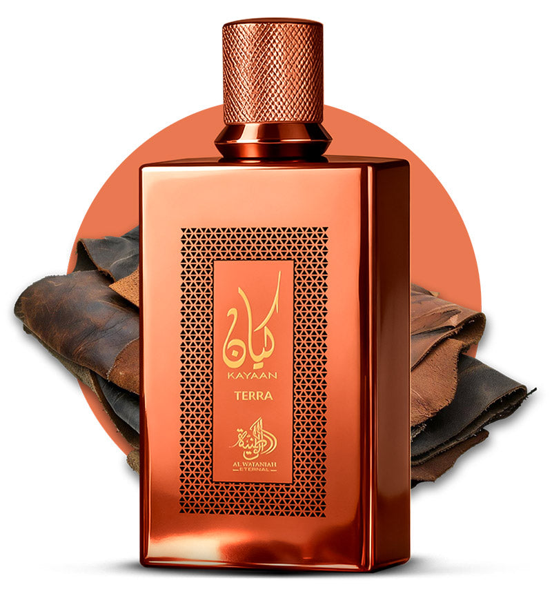 Al Wataniah Kayaan Terra 100ml Eau de Parfum, brand bottle photograph (tester listing)