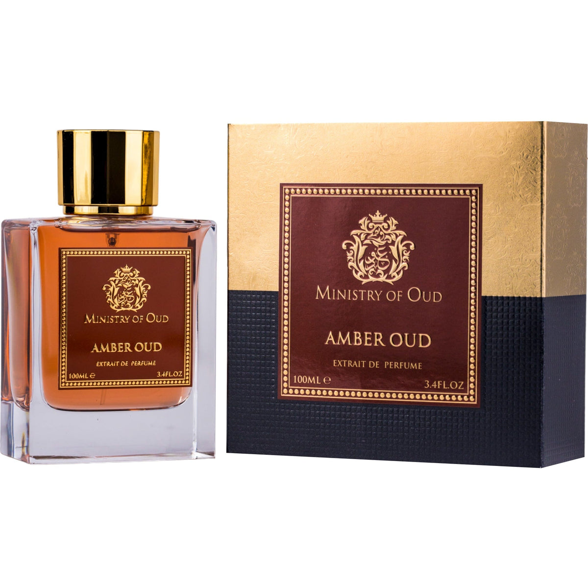Paris Corner Ministry of Oud Amber Oud perfume bottle and box