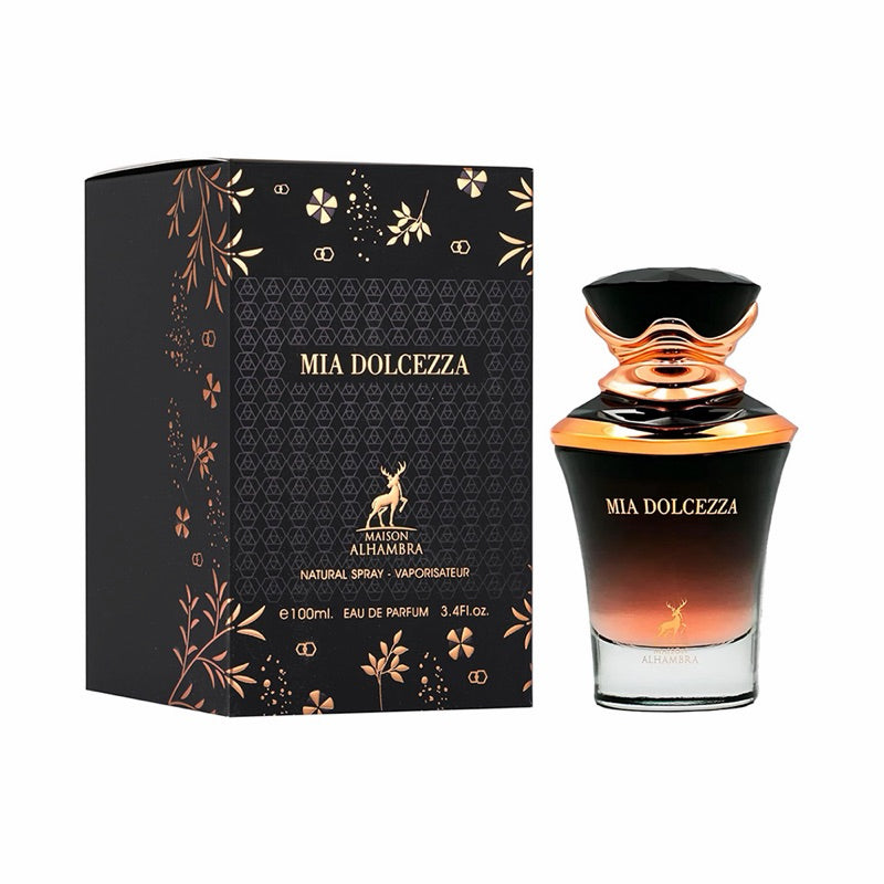 Maison Alhambra Mia Dolcezza Eau de Parfum bottle and box
