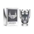 Paco Rabanne Invictus Platinum EDP 100ml original silver packaging and trophy bottle on white studio background