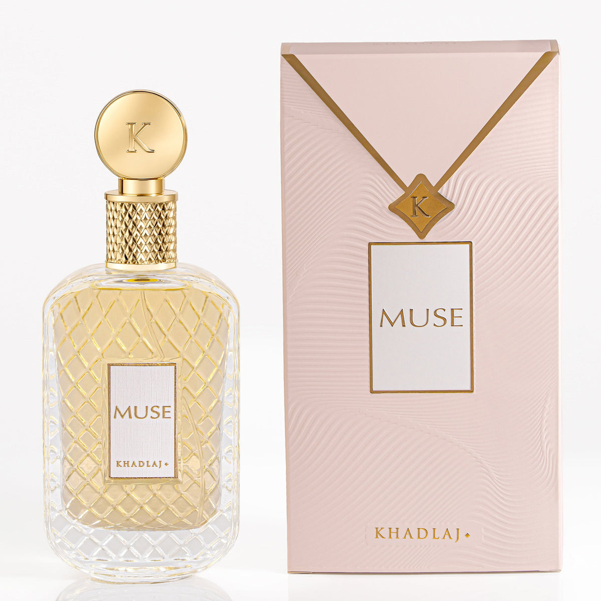 Official Khadlaj Muse Eau de Parfum 100ml retail bottle and box