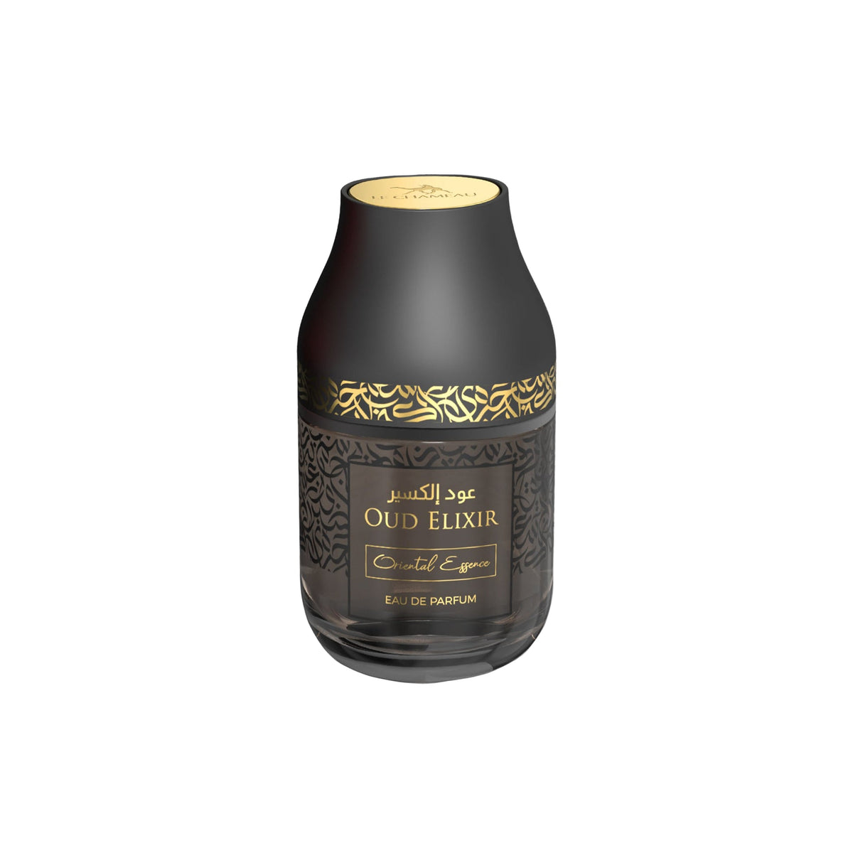 Le Chameau Oriental Essence Oud Elixir 100ml bottle reference image; tester packaging may vary