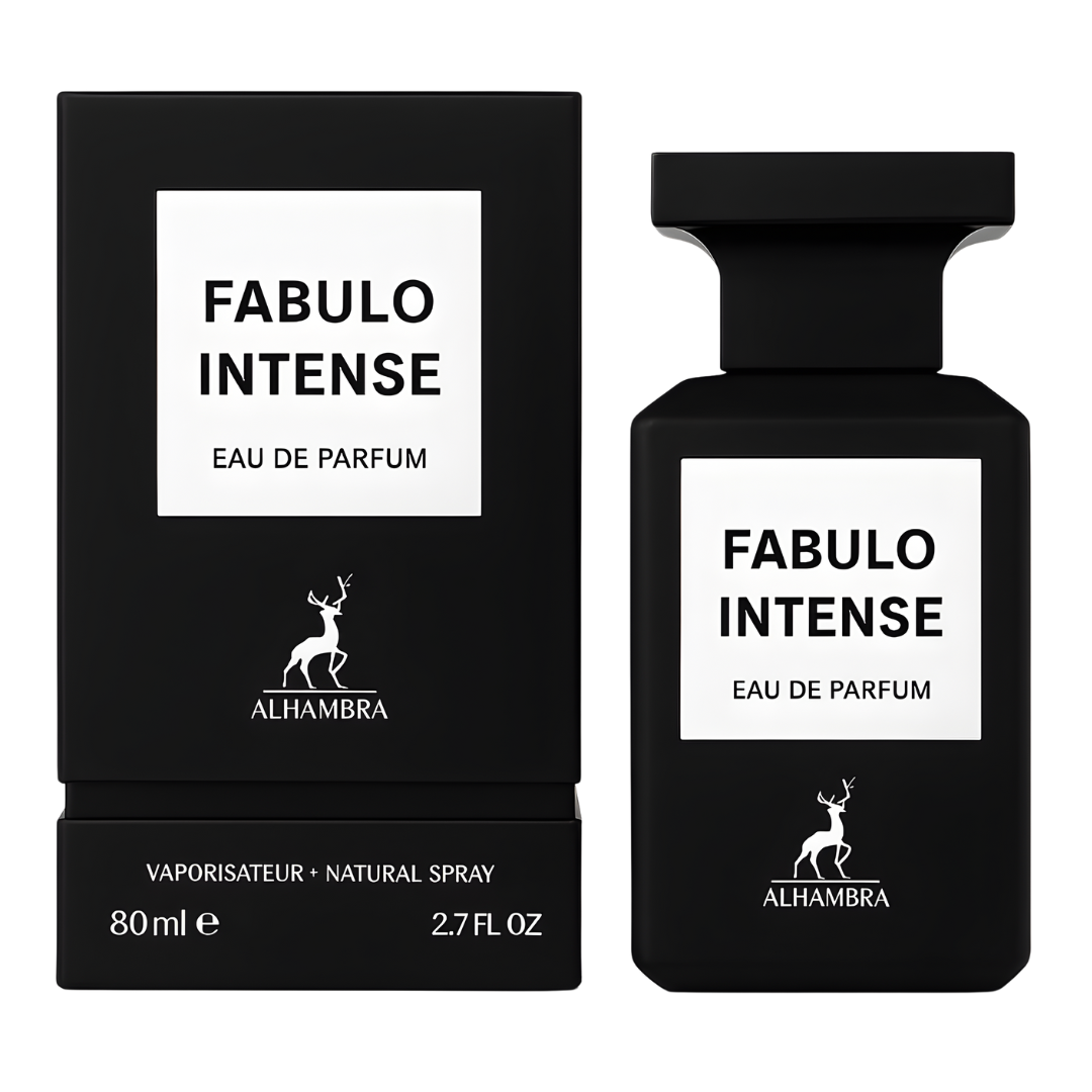 Maison Alhambra Fabulo Intense Eau de Parfum bottle and box