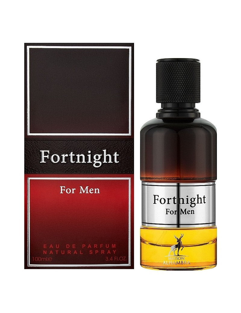 Maison Alhambra Fortnight For Men Eau de Parfum bottle and box