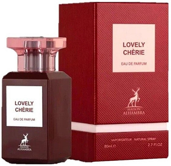 Maison Alhambra Lovely Cherie EDP 80ml, bottle one of the two-bottle combo