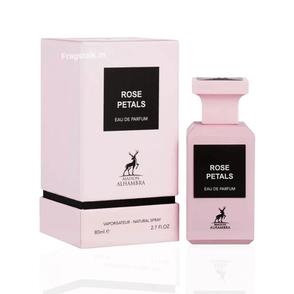Maison Alhambra Rose Petals EDP 80ml, bottle two of the two-bottle combo