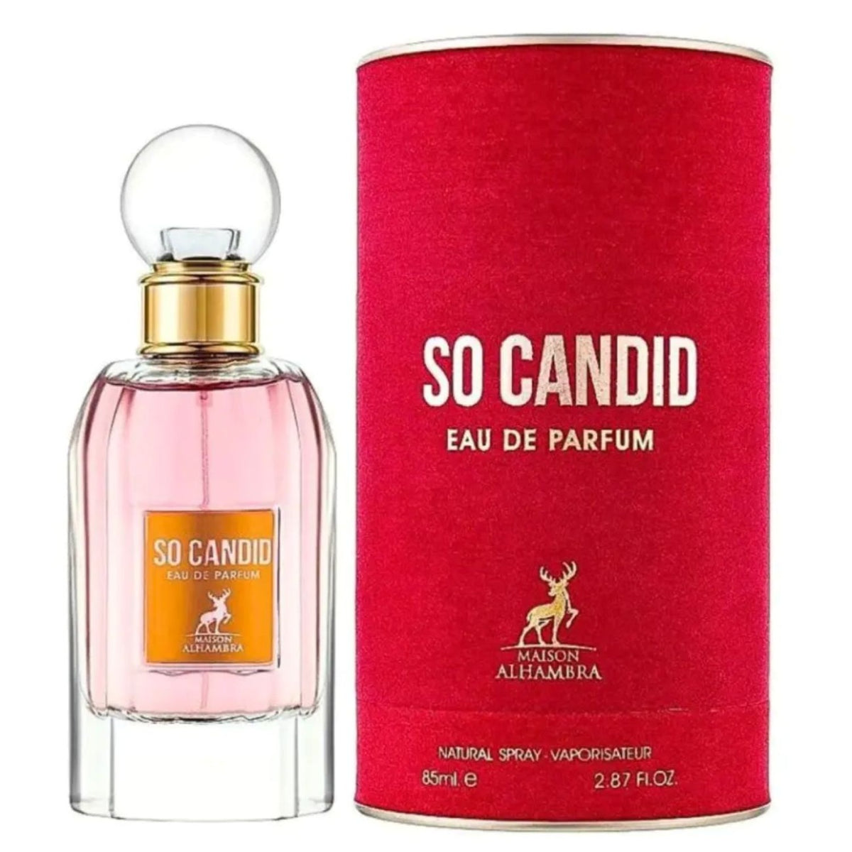 Maison Alhambra So Candid EDP bottle and box
