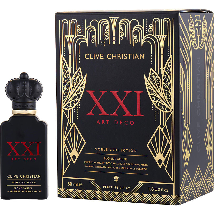Clive Christian XXI Art Deco Blonde Amber Parfum 50ml - original fragrance bottle