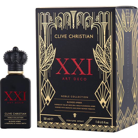 Clive Christian XXI Art Deco Blonde Amber Parfum 50ml - original fragrance bottle