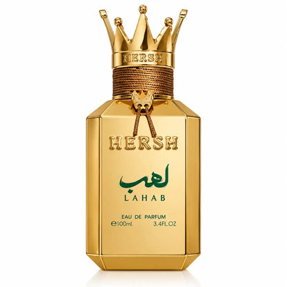 Al Ezz Oud Hersh Lahab EDP 100ml front bottle studio photograph