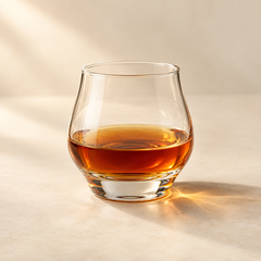 Representative amber spirits imagery for fragrance-note discovery