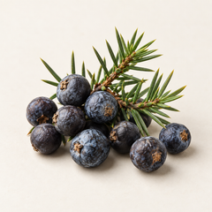 AI-generated representative illustration of juniper berries for fragrance-note discovery