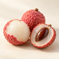 Representative litchi imagery for fragrance-note discovery