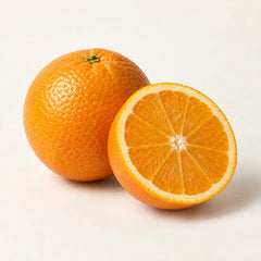Orange fruit representing the orange fragrance note