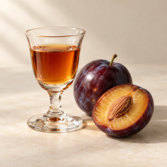 Representative plum liquor imagery for fragrance-note discovery