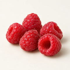 Raspberries representing the raspberry fragrance note