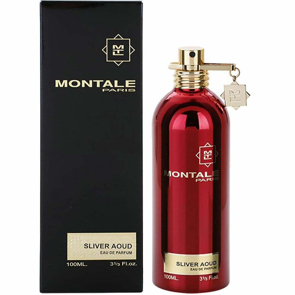 Montale Silver Aoud Eau de Parfum 100ml bottle design; tester packaging may vary