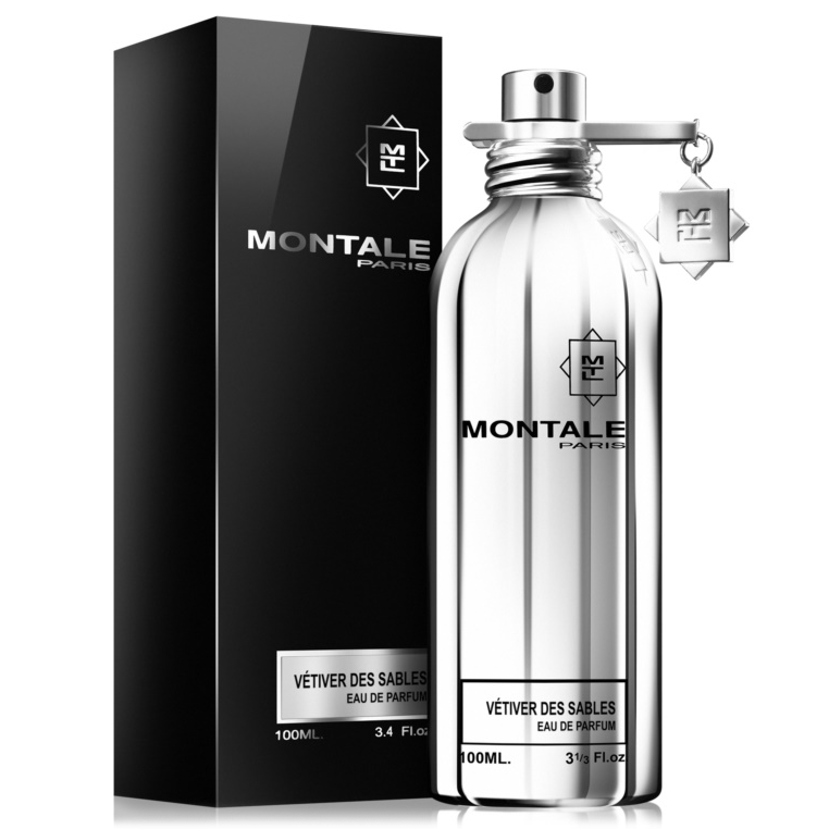 Montale Vetiver des Sables Eau de Parfum 100ml bottle design; tester packaging may vary